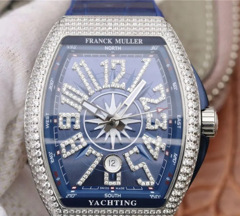 Franck Muller Vanguard V45.SC.DT.AC.BL 1:1 Best Edition Replica Watch Swiss ETA2824-2